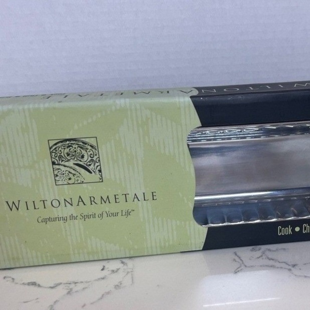 Wilton Armetale Flutes & Pearls Cracker Bread Tray New In Box 12.5"